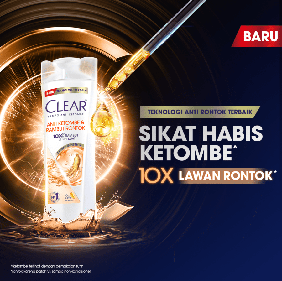 Clear Anti Ketombe & Rambut Rontok Shampoo 160ml