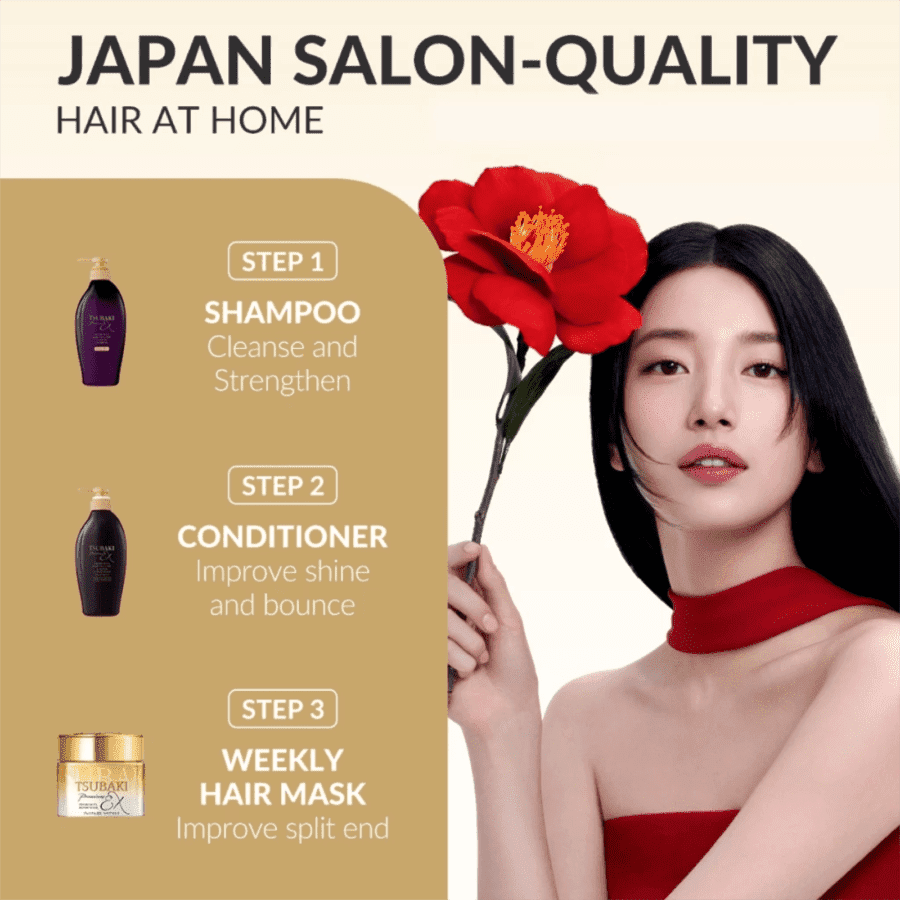 Tsubaki Premium EX Hair Fall Care & Repair Conditioner Treatment 450ml
