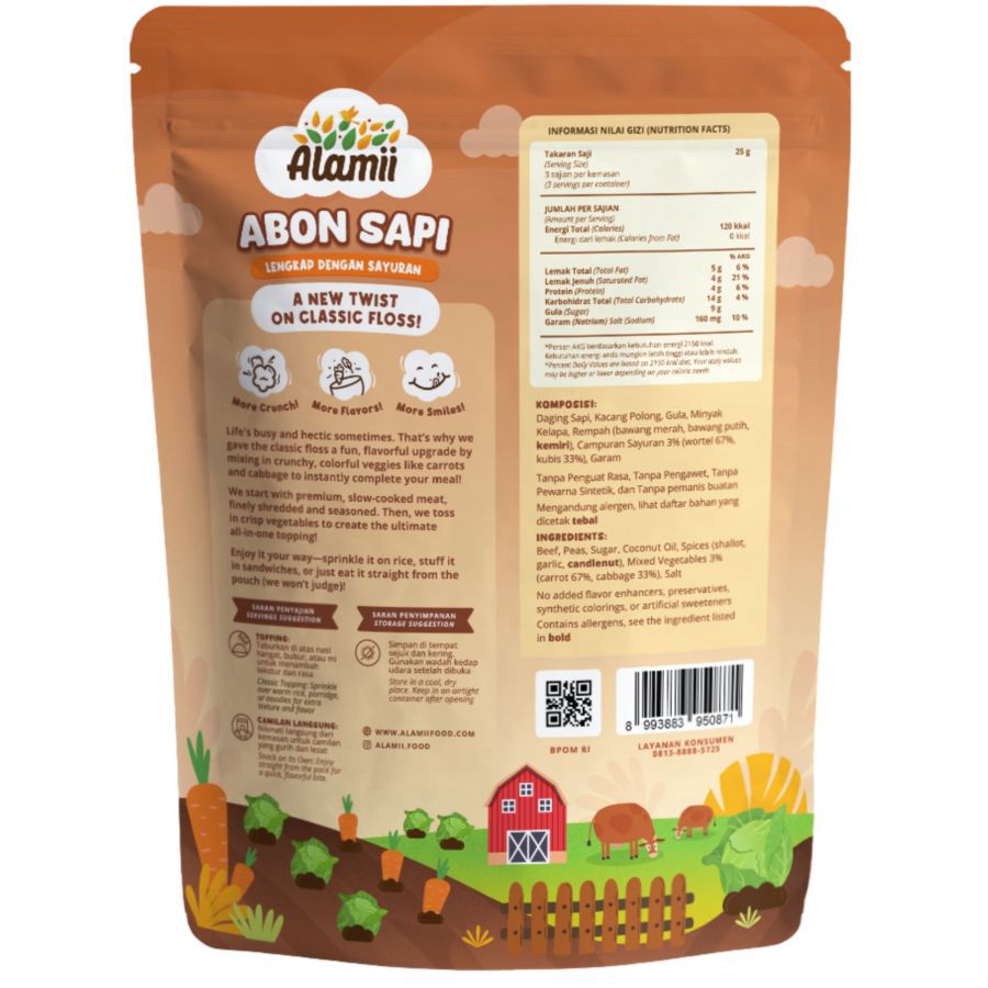 Alamii Abon Sapi Anak MPASI 80gram