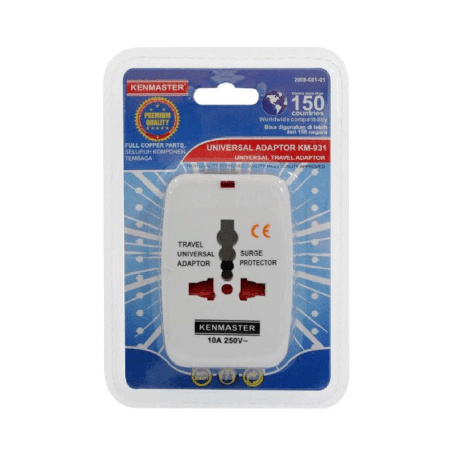 Kenmaster Universal Travel Adaptor 1pcs