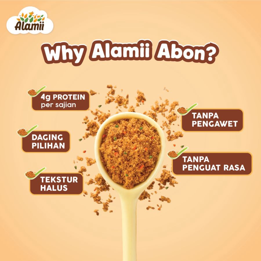 Alamii Abon Sapi Anak MPASI 80gram