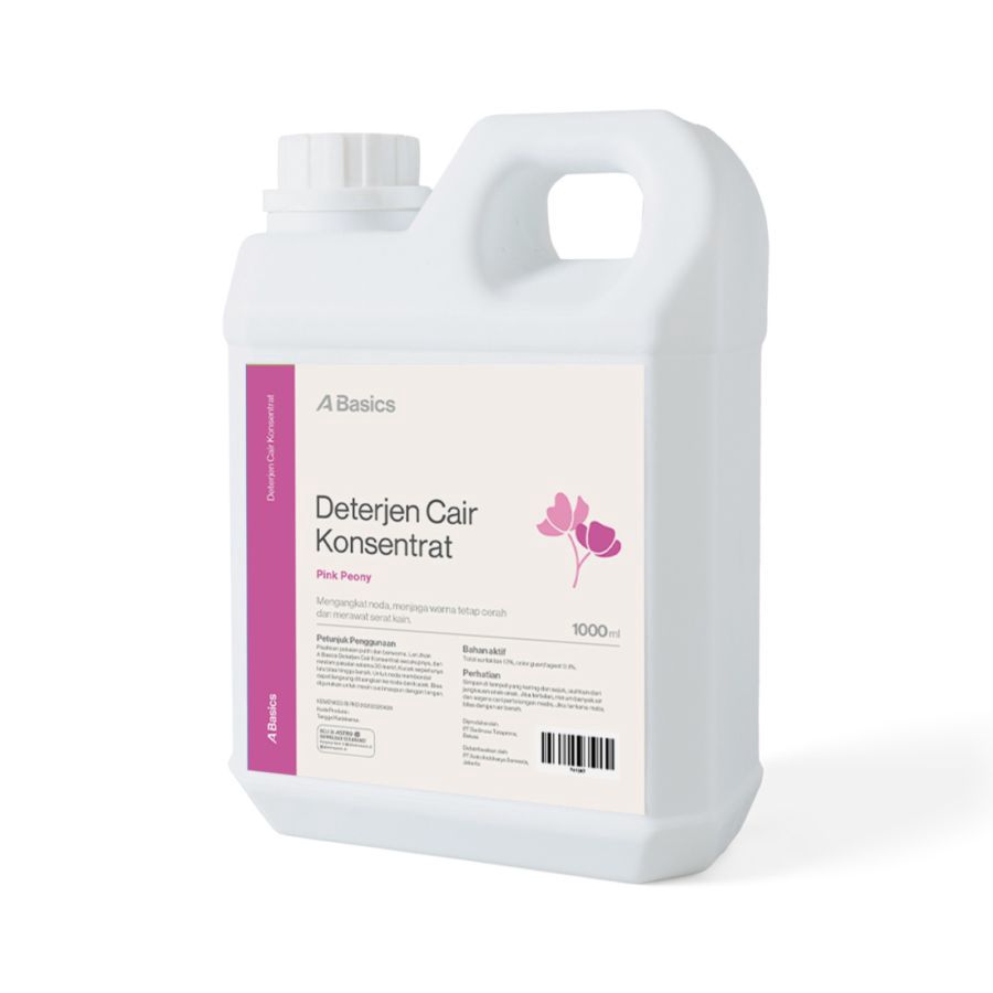 Deterjen Cair Konsentrat Pink Peony A Basics 1000ml