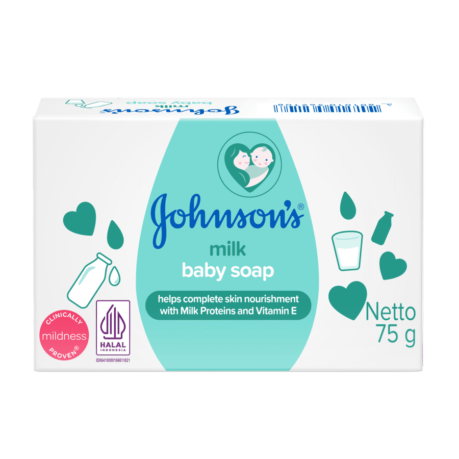 Johnson's Milk Baby Soap Bar 75gram