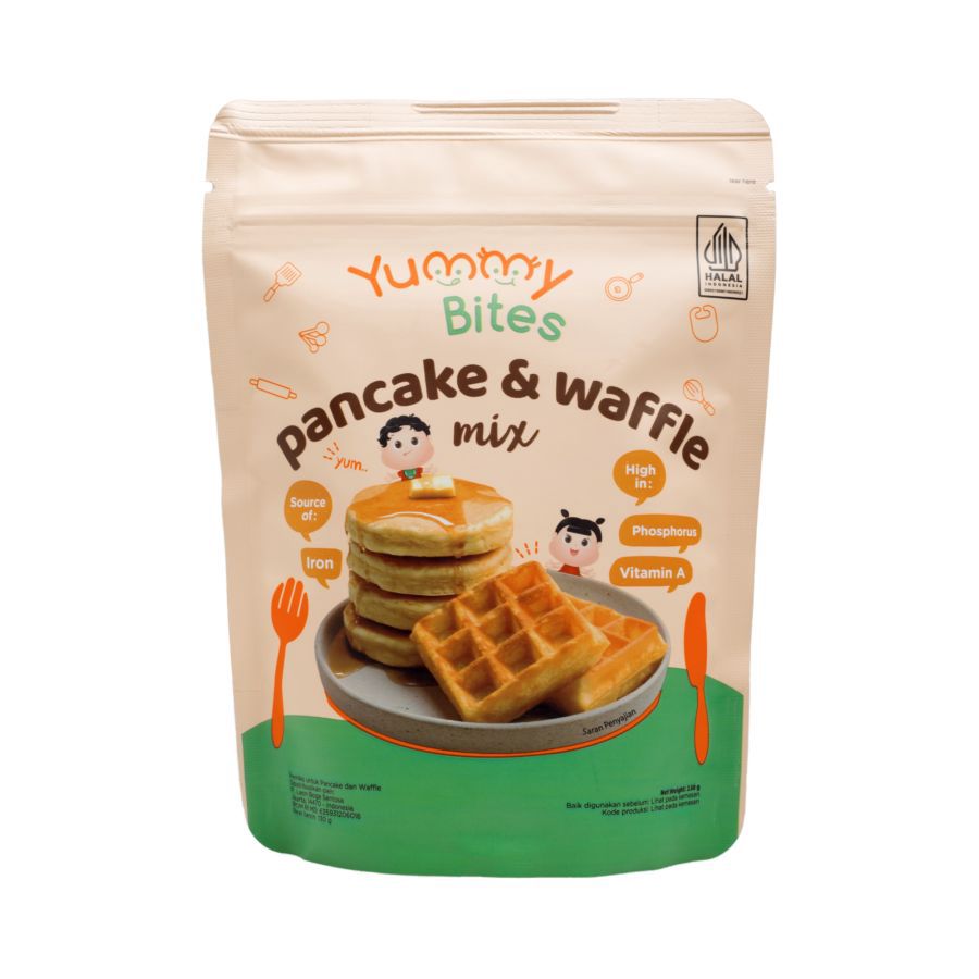 Yummy Bites Pancake & Waffle Mix Anak 130gram
