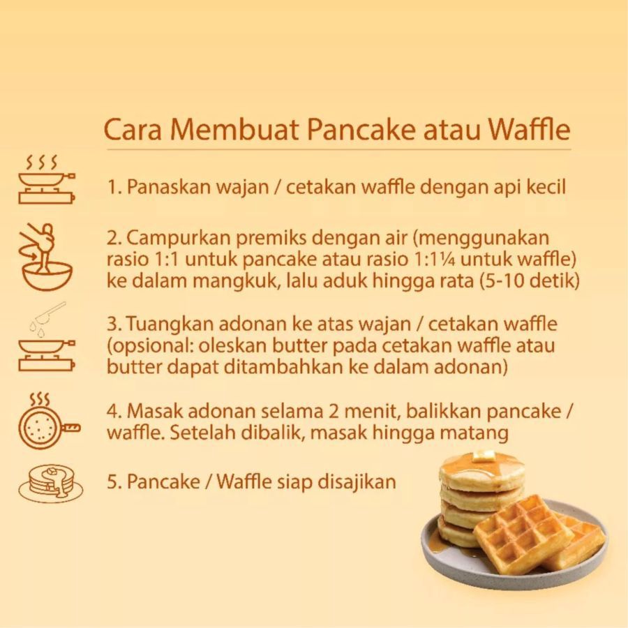Yummy Bites Pancake & Waffle Mix Anak 130gram