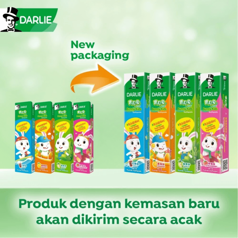 Darlie Bunny Kids Orange Pasta Gigi Anak 40gram
