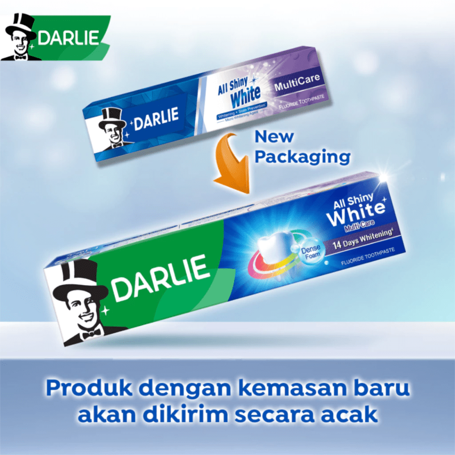 Darlie All Shiny White Multi-Care Fluoride Toothpaste 140gram
