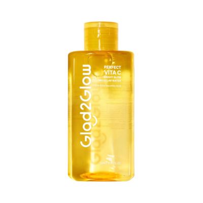 Glad2Glow Perfect Vita C Bright Glow Micellar Water Pembersih Make Up