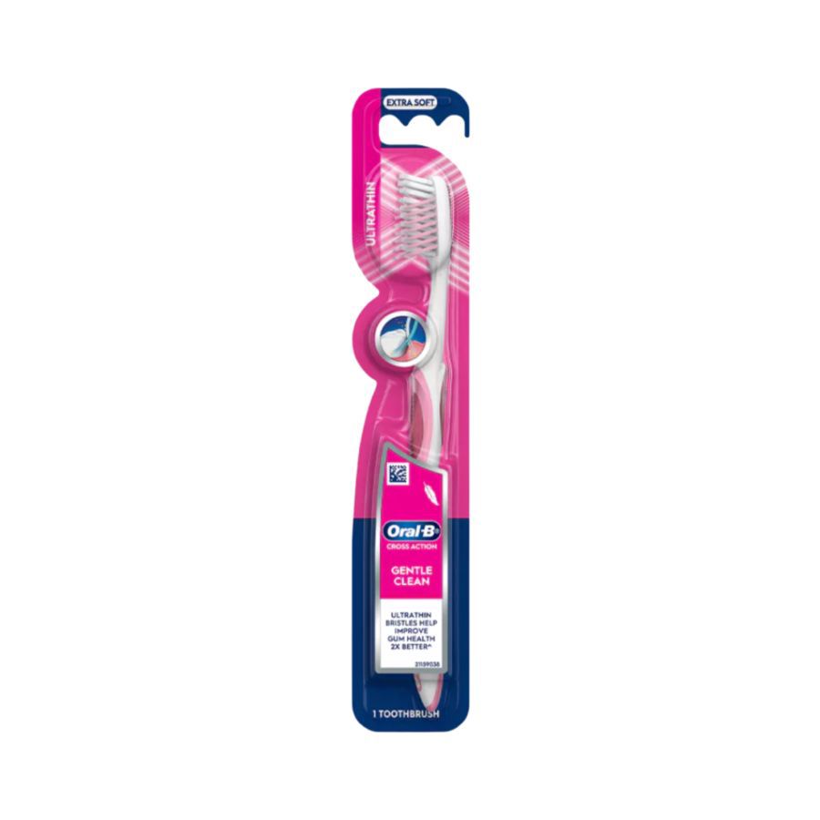 Oral-B Cross Action Gentle Clean Ultrathin Extrasoft Toothbrush 1pcs