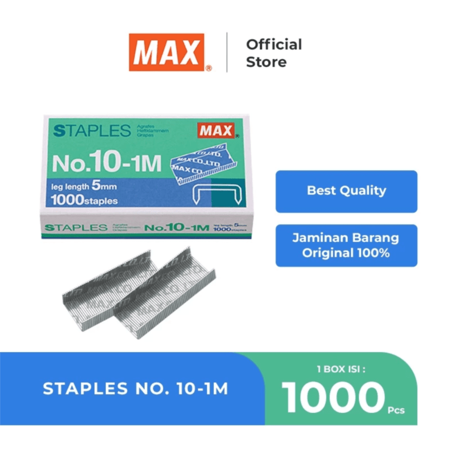 Max No. 10-1M Staples Refill 1pack