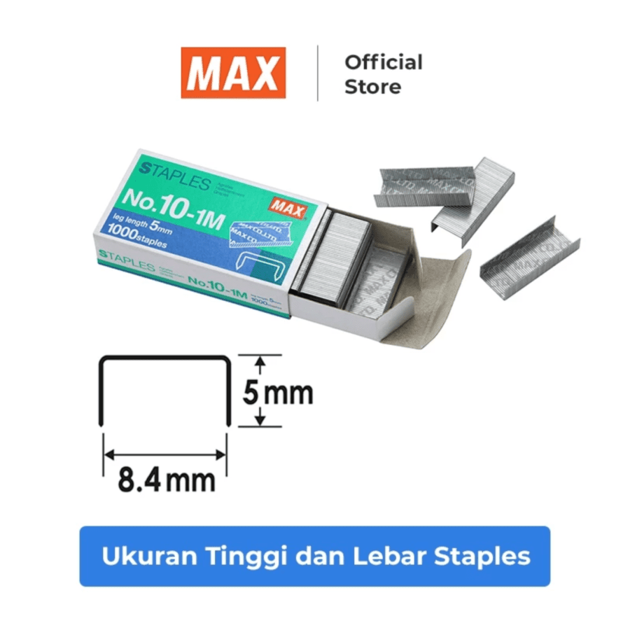 Max No. 10-1M Staples Refill 1pack