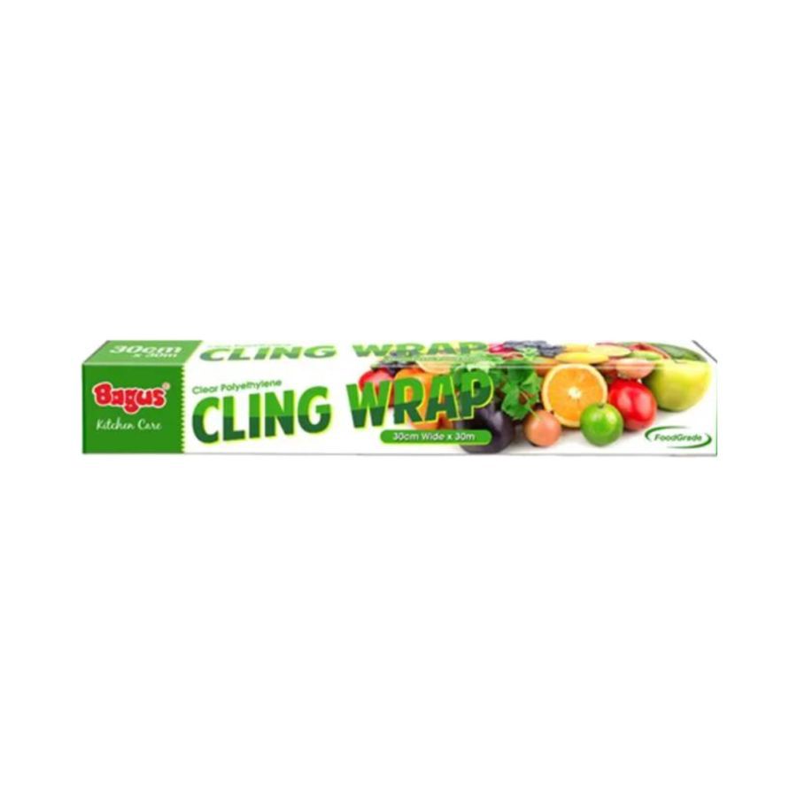 Bagus Cling Wrap Size 30 cm x 30 m Box 1box