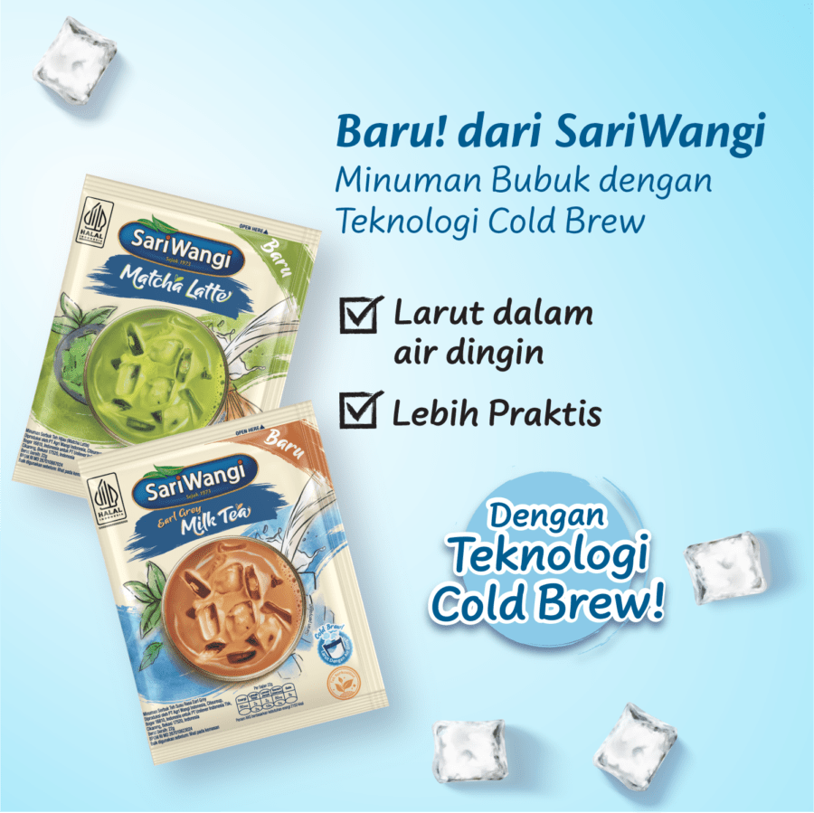 Sariwangi Matcha Latte Powder 5 sachets x 22gr 1box