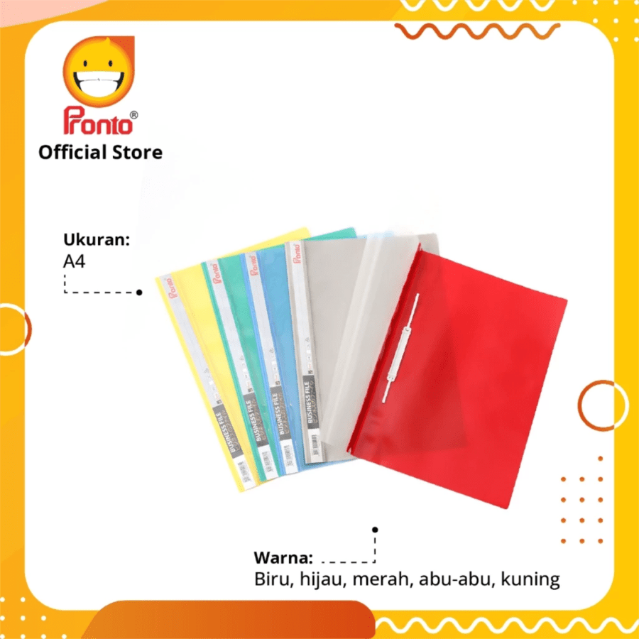 Pronto Map Business File Biru A4 1pcs