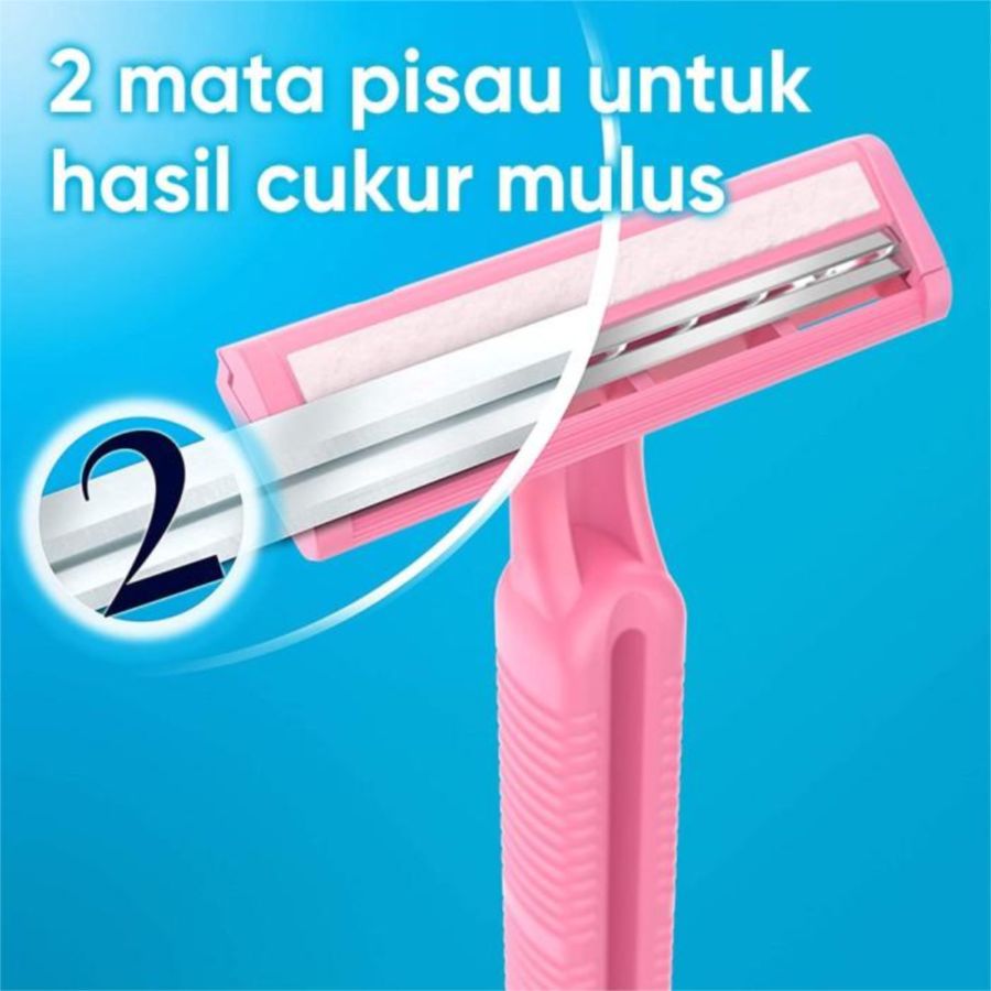 Gillette Venus Daisy 2 Alat Cukur Wanita 2pcs