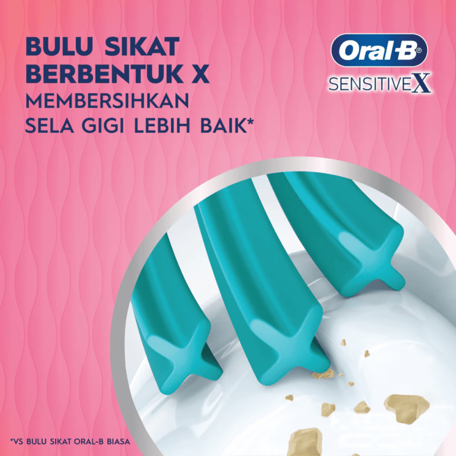 Oral-B Sensitive X Deep Clean Ultra Soft Toothbrush 3pcs