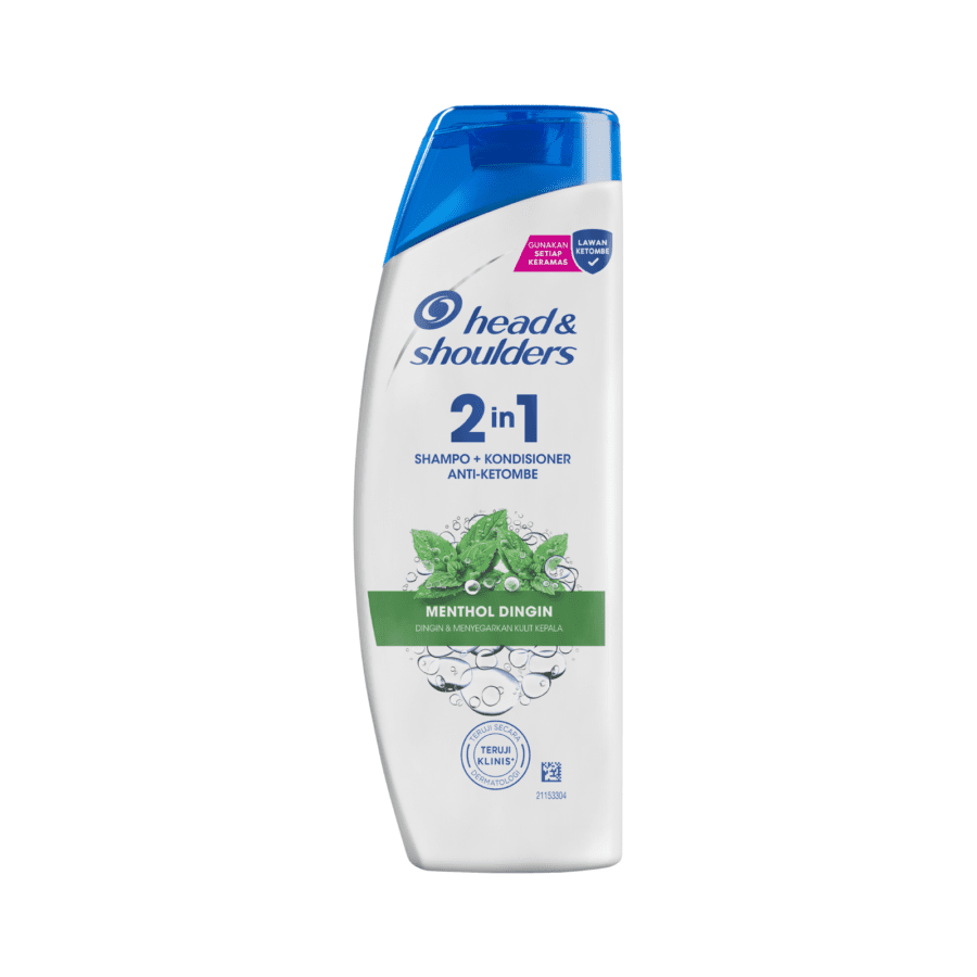 Head & Shoulders Menthol Dingin 2in1 Anti-Ketombe Shampo + Kondisioner 145ml