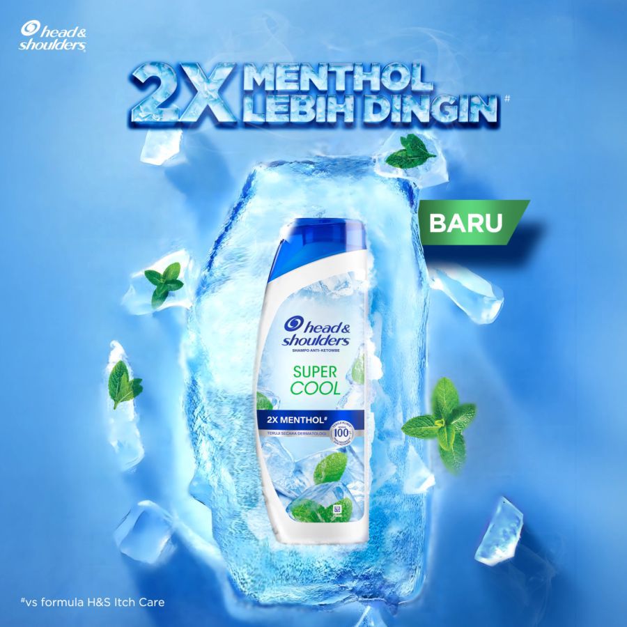 Head & Shoulders Super Cool Shampo Anti-Ketombe 300ml