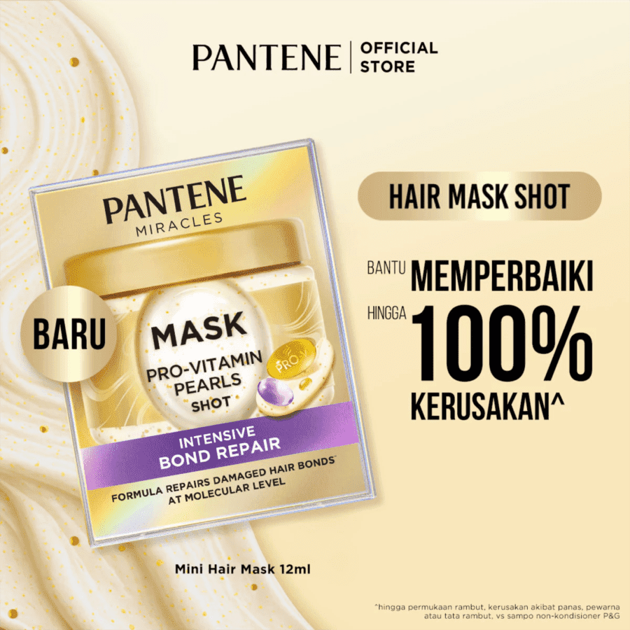 Pantene Miracles Intensive Bond Repair Shots Perawatan Rambut 12ml