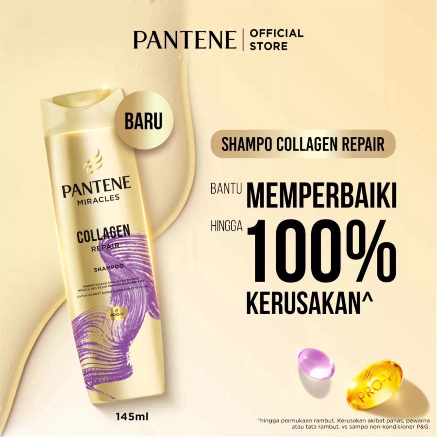 Pantene Miracles Collagen Repair Shampoo 145ml