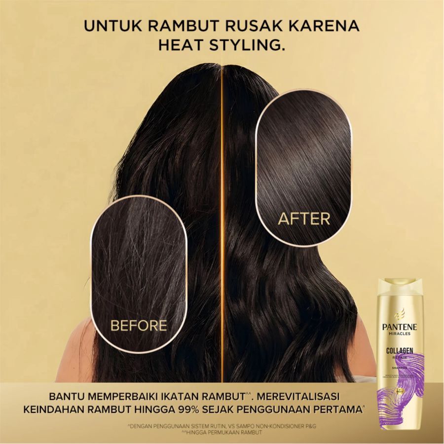 Pantene Miracles Collagen Repair Shampoo 145ml