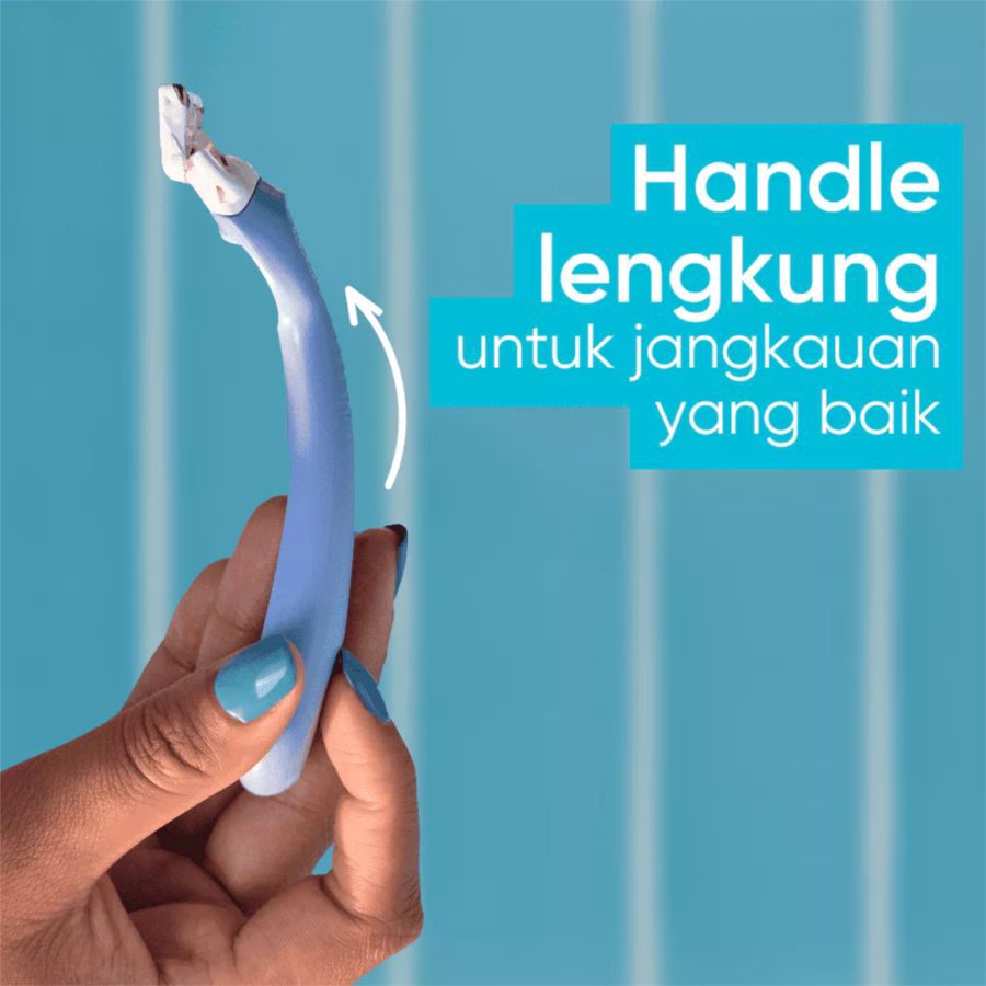 Gillette Venus Intimate Hair & Skin Isi Ulang Pisau Cukur Wanita 4pcs