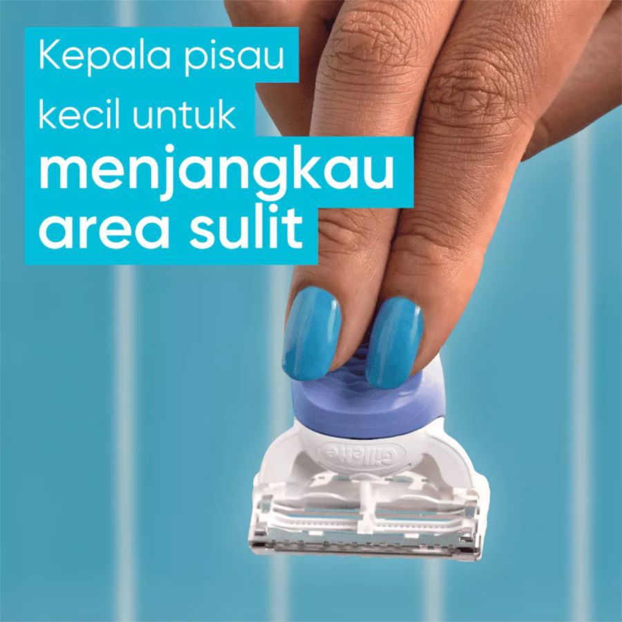 Gillette Venus Intimate Hair & Skin Isi Ulang Pisau Cukur Wanita 4pcs