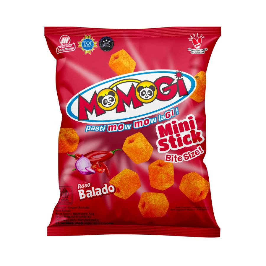 Momogi Mini Stick Balado 70gram