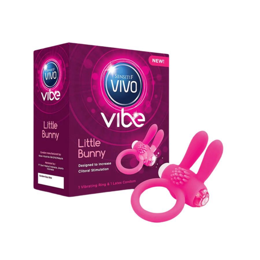 VIVO Vibe Pink Little Bunny Clitoral Simulation 1pcs