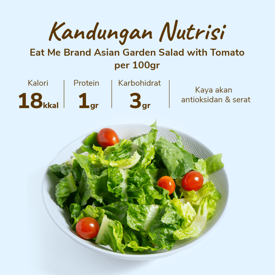 Eat Me Brand Asian Garden Salad with Tomato