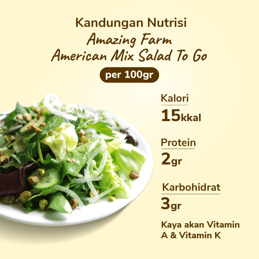 Amazing Farm American Mix Salad To Go 150gram