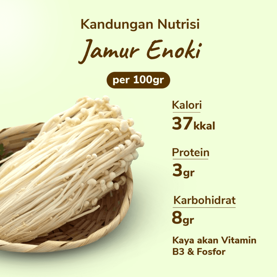 Jamur Enoki 100gram