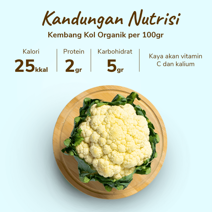 Kembang Kol Organik 500gram