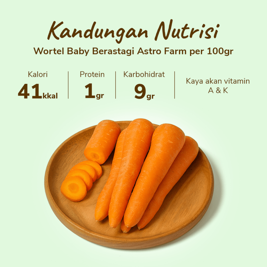 Wortel Baby Berastagi Astro Farm