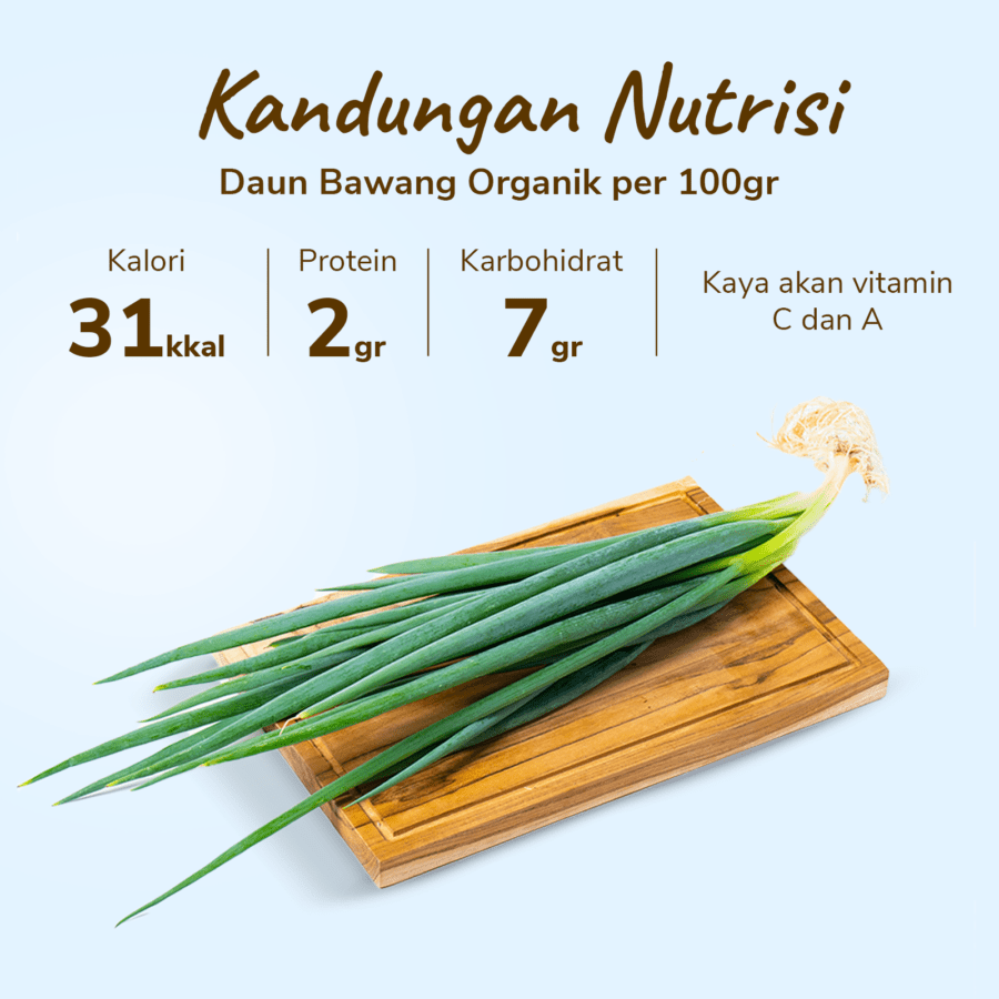 Daun Bawang Organik 150gram