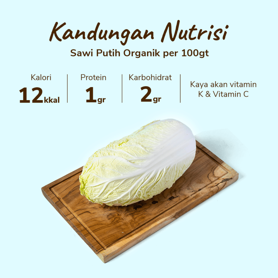 Sawi Putih Organik 500gram