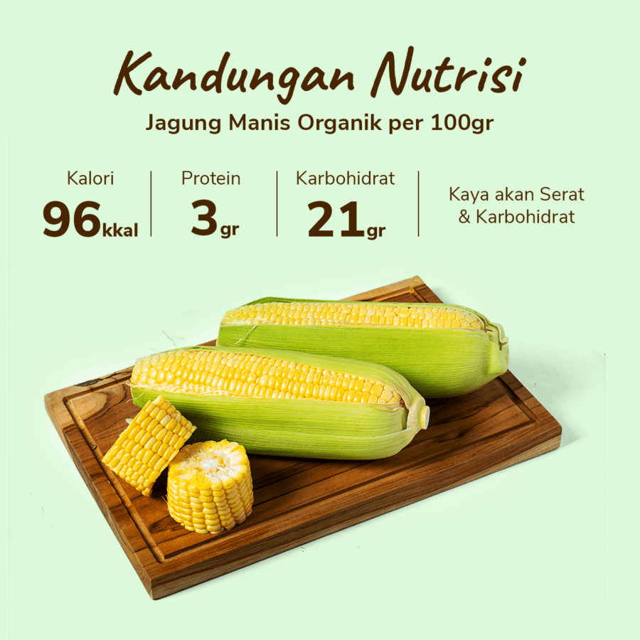 Jagung Manis Organik 500gram