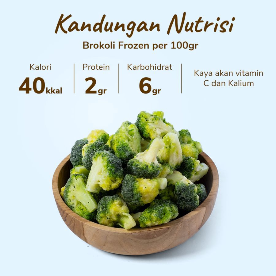 Brokoli Frozen Import 1kg