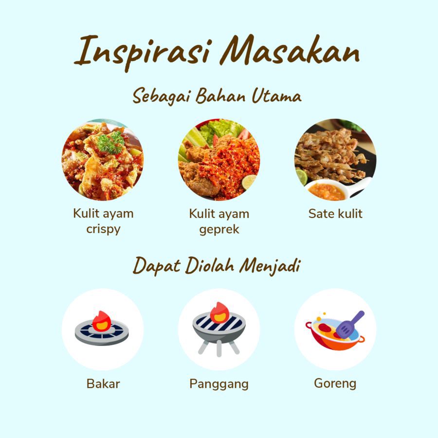 Kulit Ayam Bumbu Kuning Oke Chicken 500gram