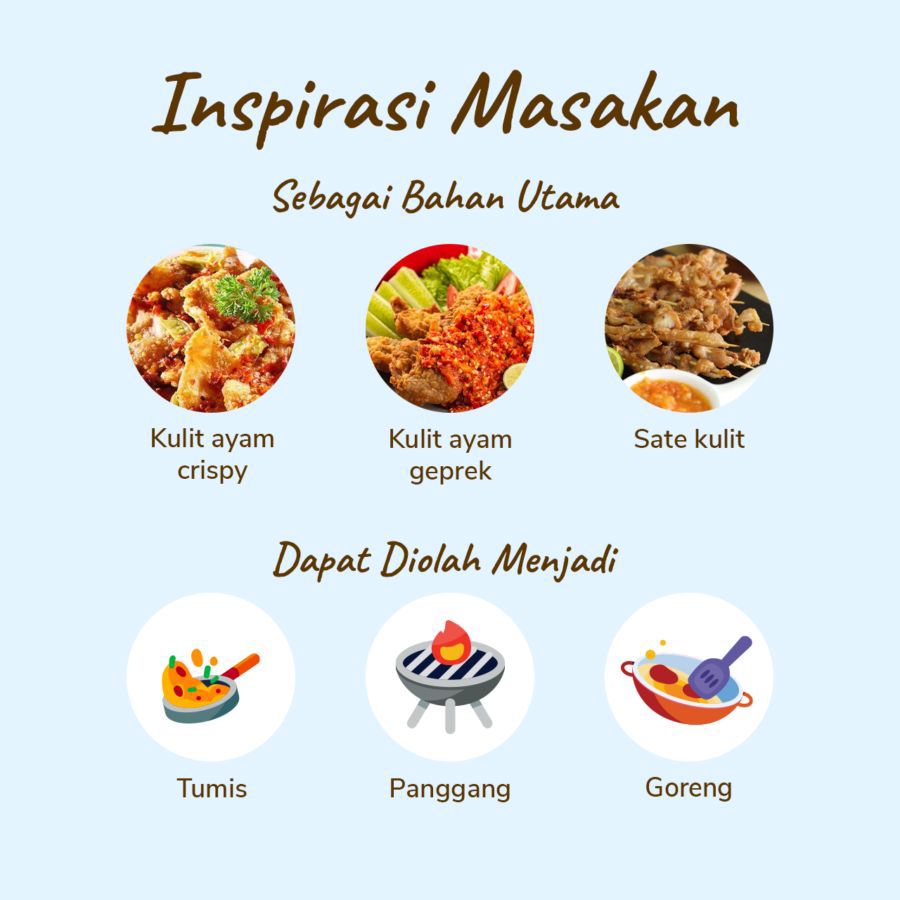 Kulit Ayam Marinasi Original Oke Chicken 500gram