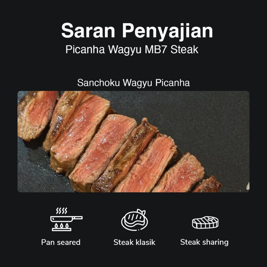 Picanha Wagyu MB7 Steak Astro Farm Signature 150gram 150gram