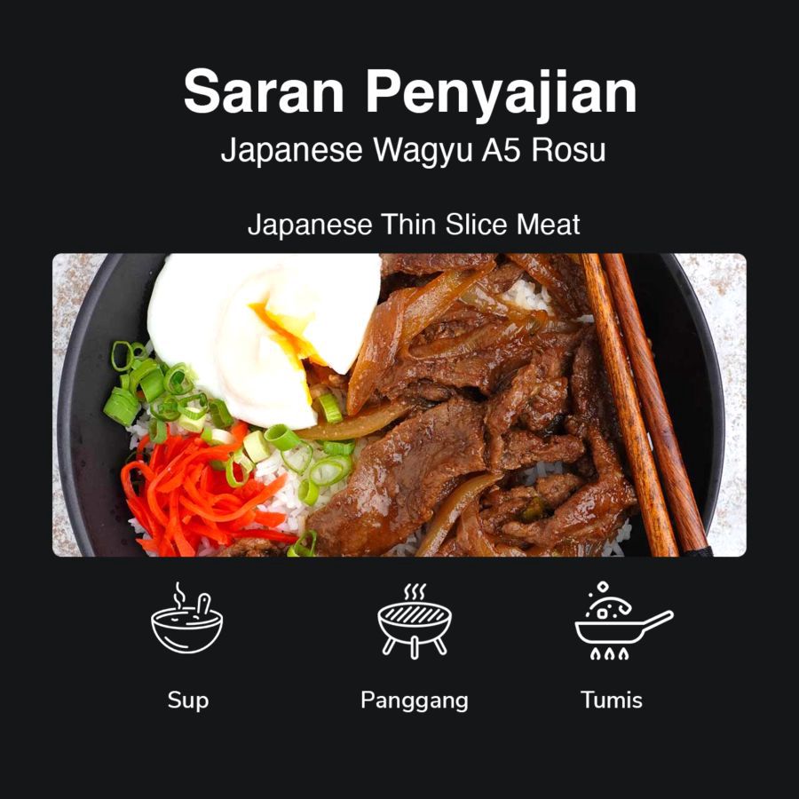 Japanese Wagyu A5 Rosu Astro Farm Signature 100gram 100gram