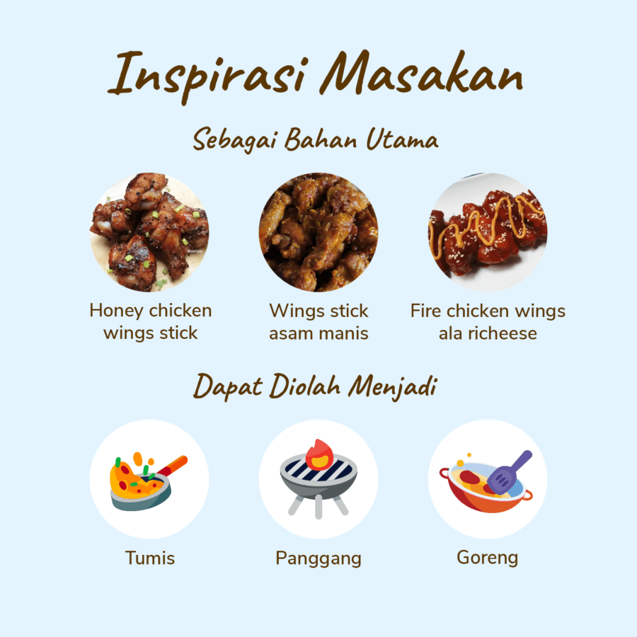 Sayap Ayam Wings Stick Sreeya 500gram