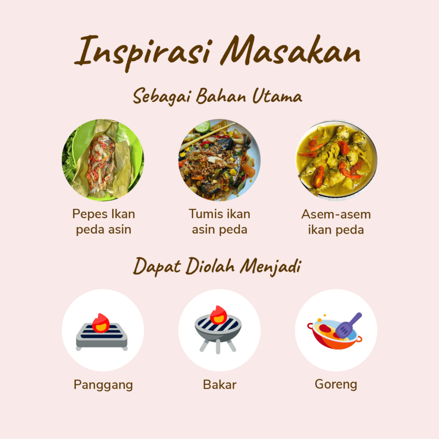 Ikan Asin Peda Putih 150gram