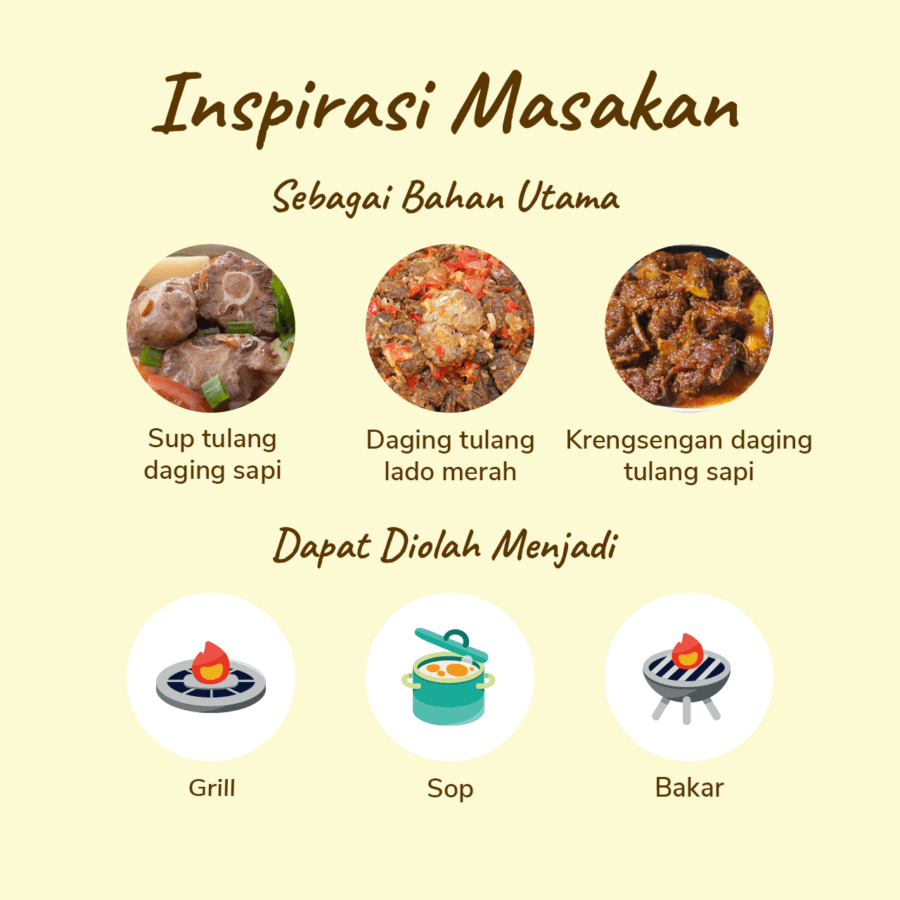 Daging Tulang Sop Import Astro Farm 500gram