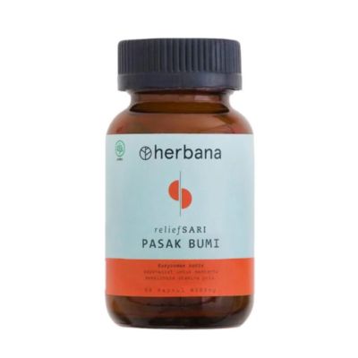 Herbana Relief Sari Pasak Bumi Tongkat Ali Suplemen Stamina Pria