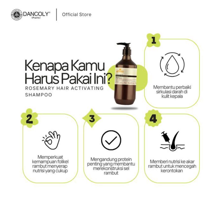 Dancoly Rosemary Hair Activating Shampoo 250ml