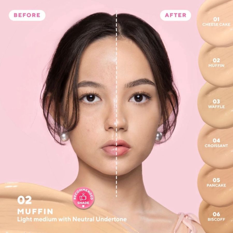 True to Skin Skinlike Porefecting Muffin SPF 35PA+ Cushion 15gram