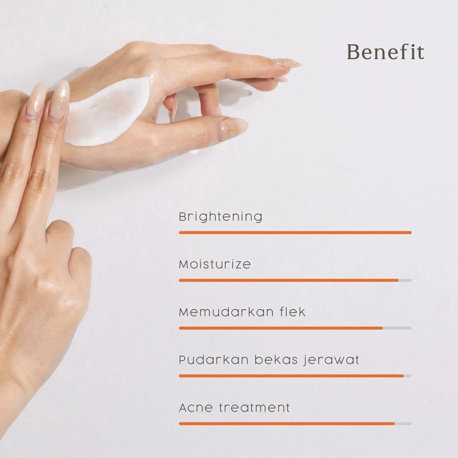 Polynia Orange Brightening Masker Wajah 100ml