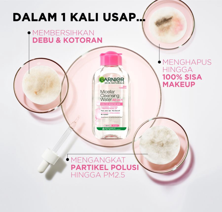 Garnier Micellar Cleansing Water Pembersih Make Up 125ml